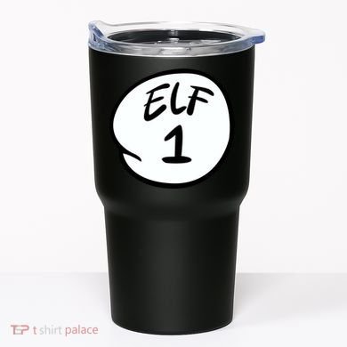 Elf 1 2 3 4 5 Custom Number Personalize Tumbler