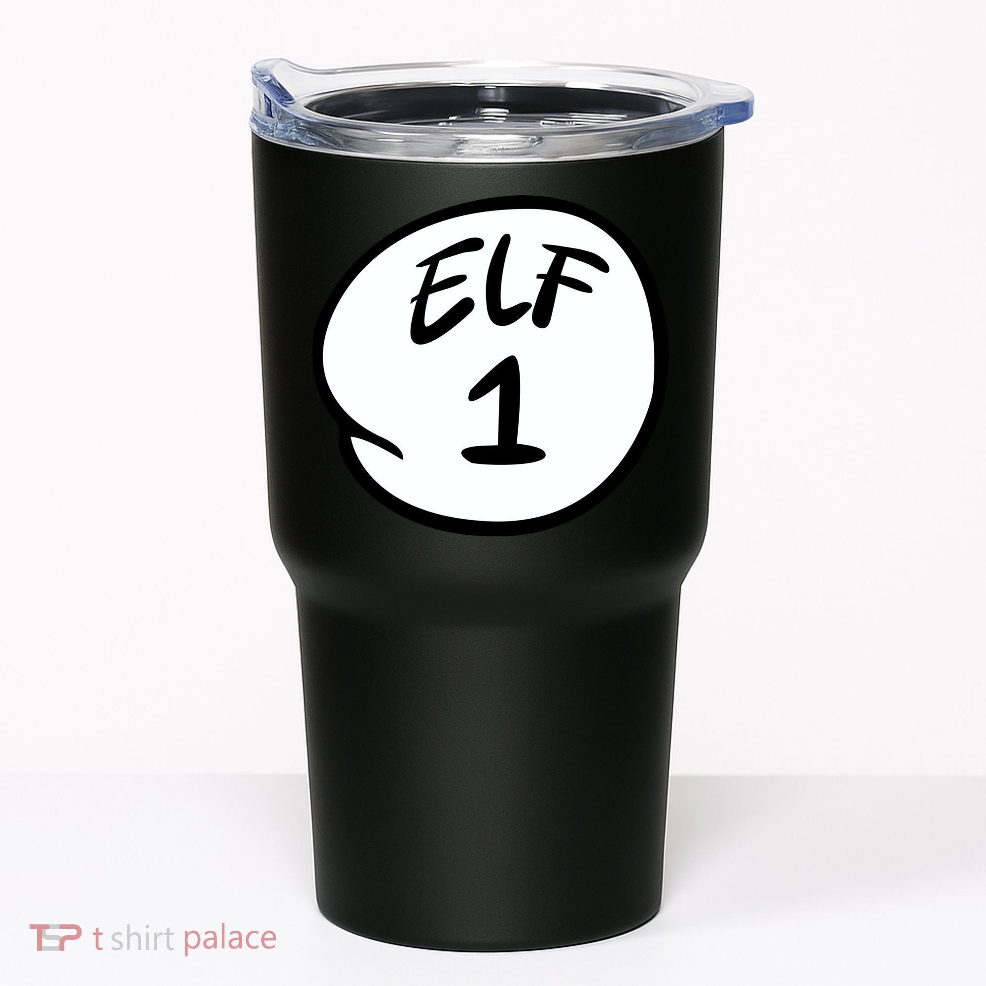Elf 1 2 3 4 5 Custom Number Personalize Tumbler
