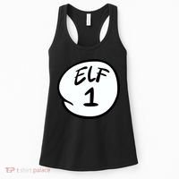 Elf 1 2 3 4 5 Custom Number Personalize Women's Tank Top thumb 0