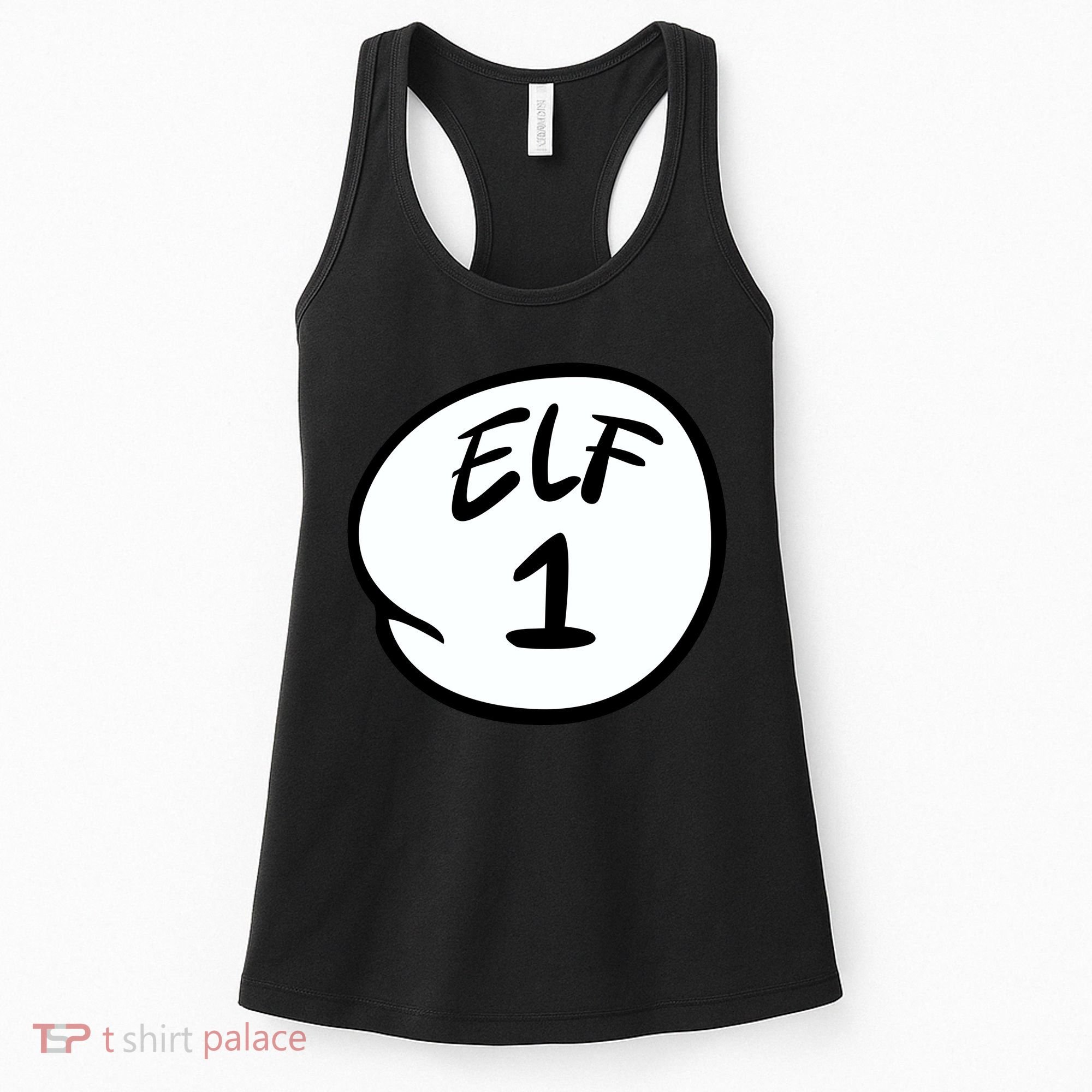 Elf 1 2 3 4 5 Custom Number Personalize Women's Tank Top