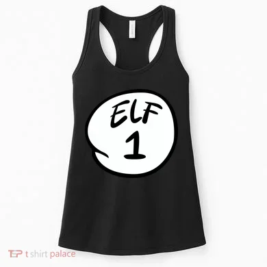 Elf 1 2 3 4 5 Custom Number Personalize Women's Tank Top