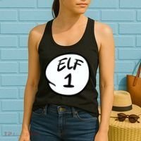 Elf 1 2 3 4 5 Custom Number Personalize Women's Tank Top thumb 2