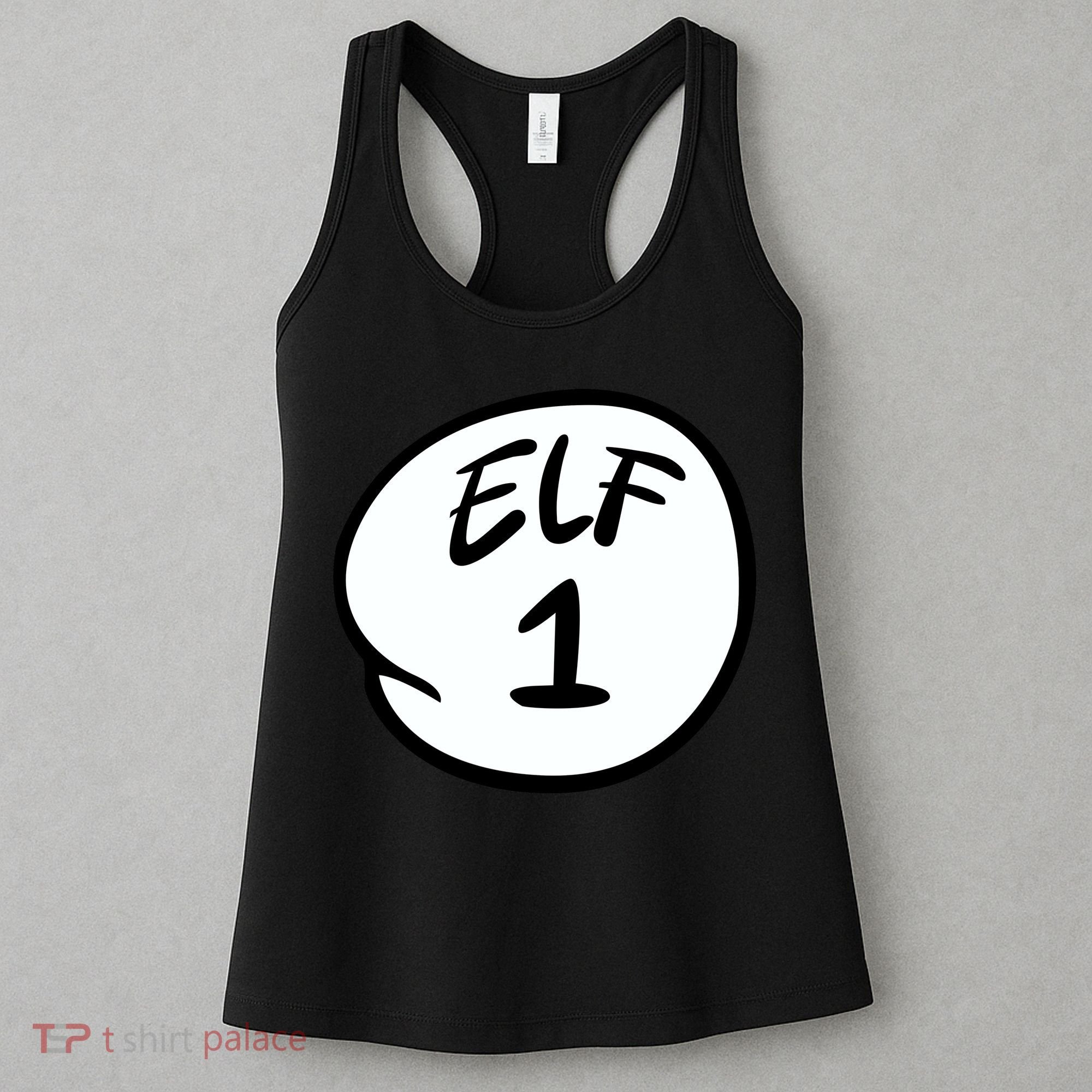 Elf 1 2 3 4 5 Custom Number Personalize Women's Tank Top