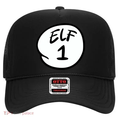 Elf 1 2 3 4 5 Custom Number Personalize Hat