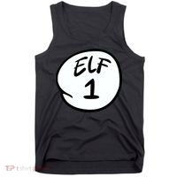Elf 1 2 3 4 5 Custom Number Personalize Tank Top thumb 0
