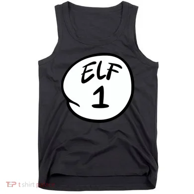 Elf 1 2 3 4 5 Custom Number Personalize Tank Top