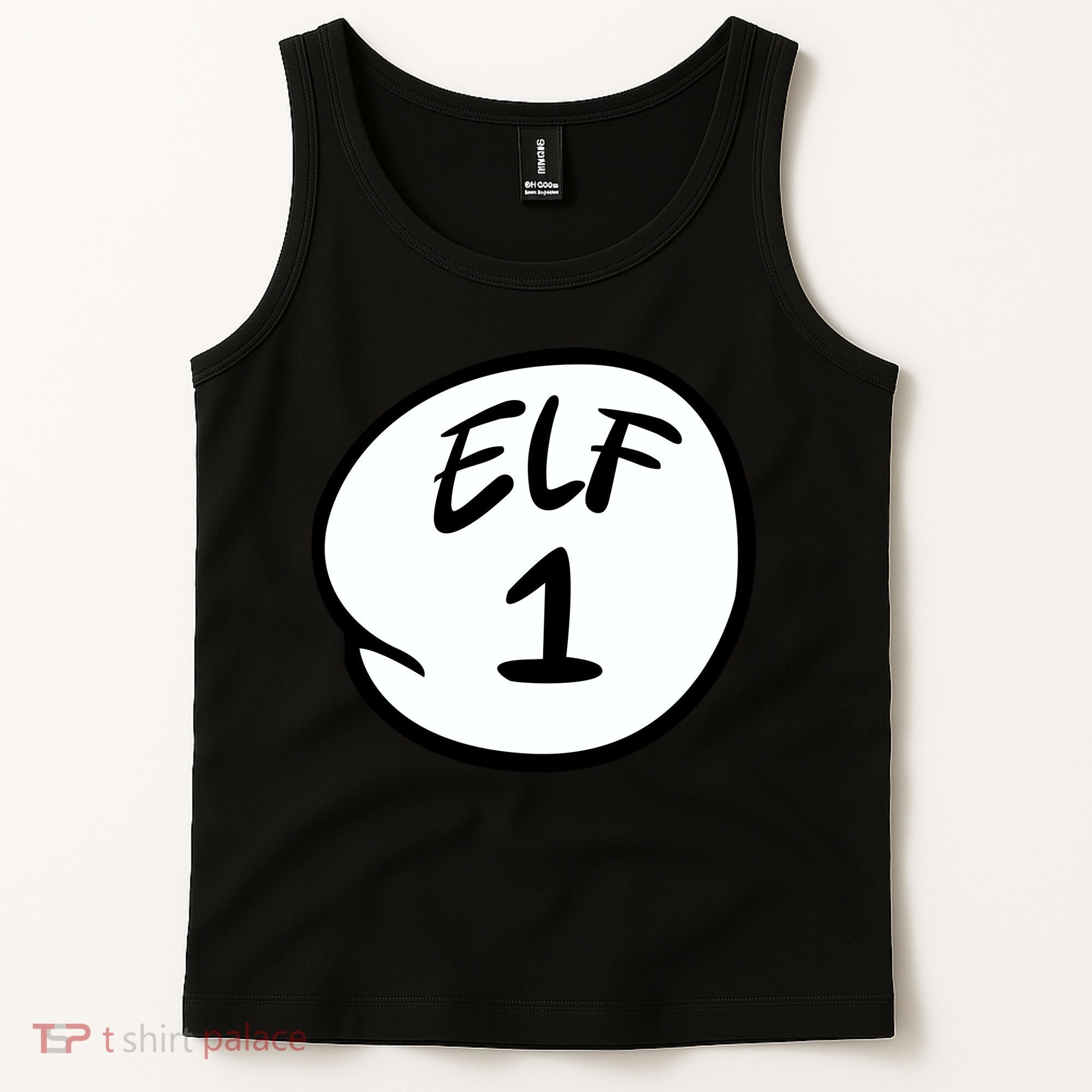 Elf 1 2 3 4 5 Custom Number Personalize Tank Top