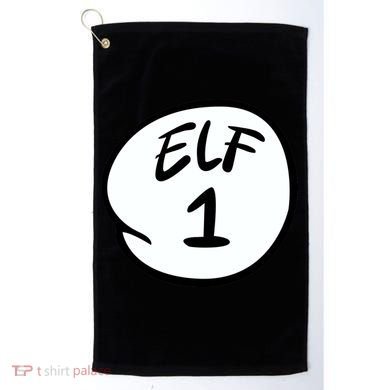 Elf 1 2 3 4 5 Custom Number Personalize Golf Towel