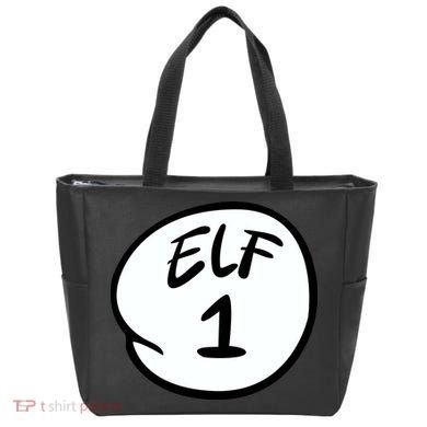 Elf 1 2 3 4 5 Custom Number Personalize Tote Bag