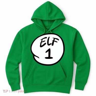 Elf 1 2 3 4 5 Custom Number Personalize Hoodie