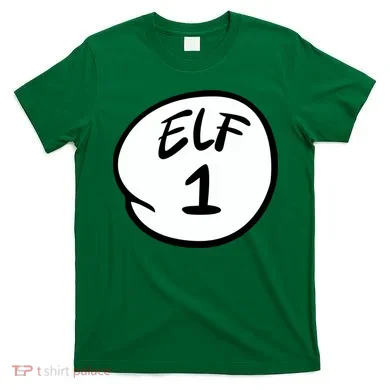 Elf 1 2 3 4 5 Custom Number Personalize T-Shirt