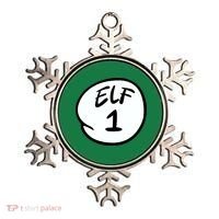 Elf 1 2 3 4 5 Custom Number Personalize Ornament thumb 0