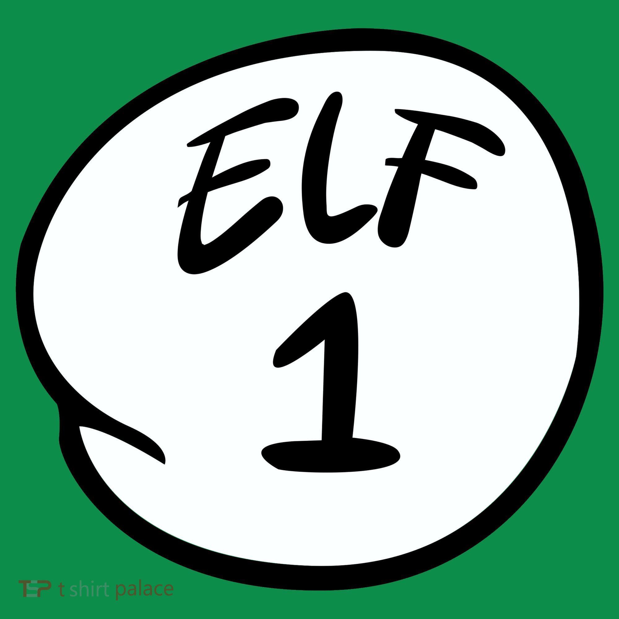 Elf 1 2 3 4 5 Custom Number Personalize Toddler T-Shirt