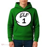 Elf 1 2 3 4 5 Custom Number Personalize Kids Hoodie thumb 4