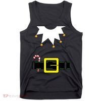 Elf Costume With Candy Cane Tank Top thumb 0