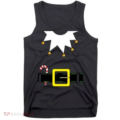 Elf Costume With Candy Cane Tank Top