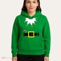 Elf Costume With Candy Cane Hoodie thumb 5