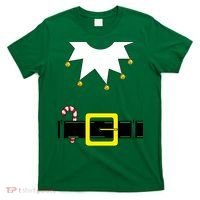 Elf Costume With Candy Cane T-Shirt thumb 0