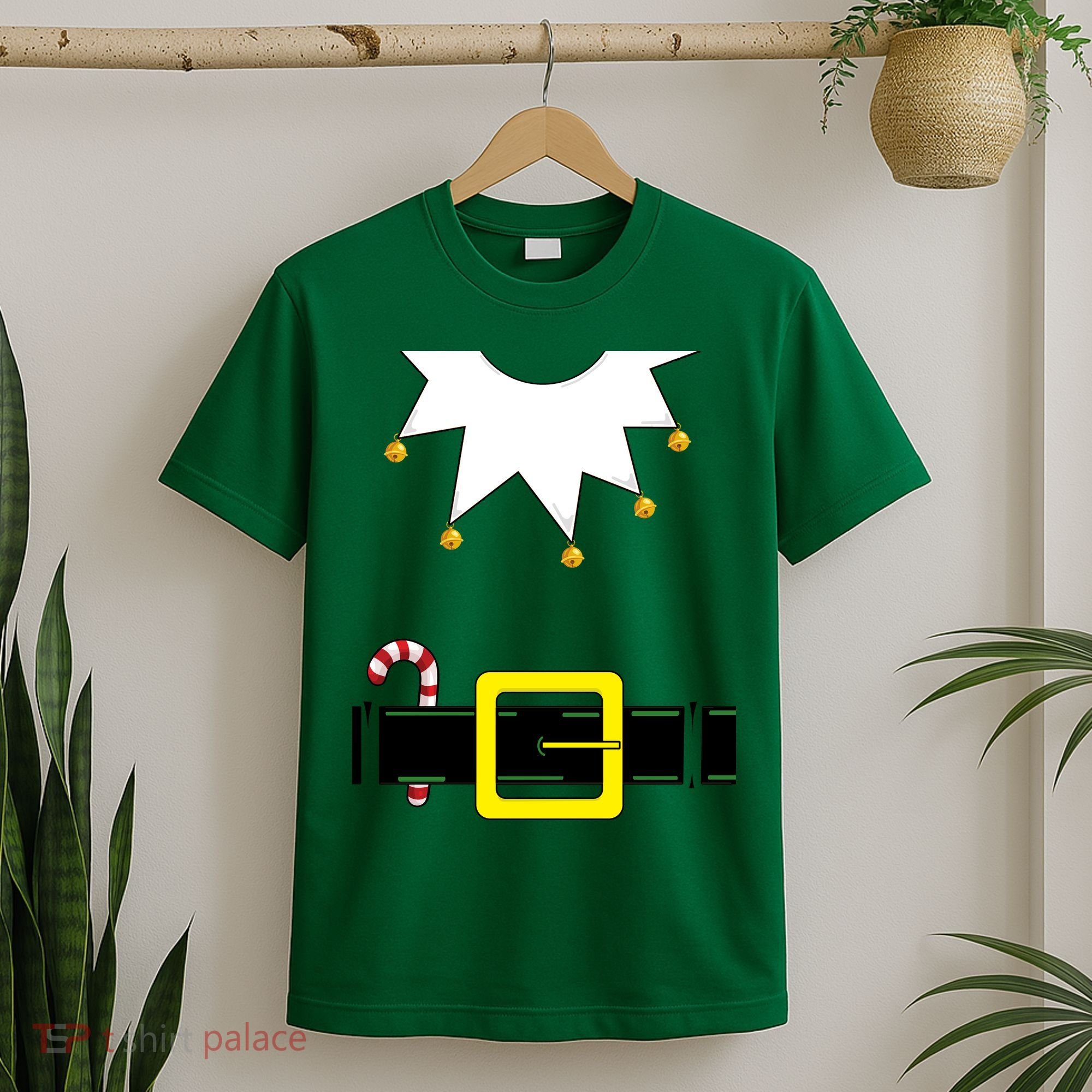 Elf Costume With Candy Cane T-Shirt