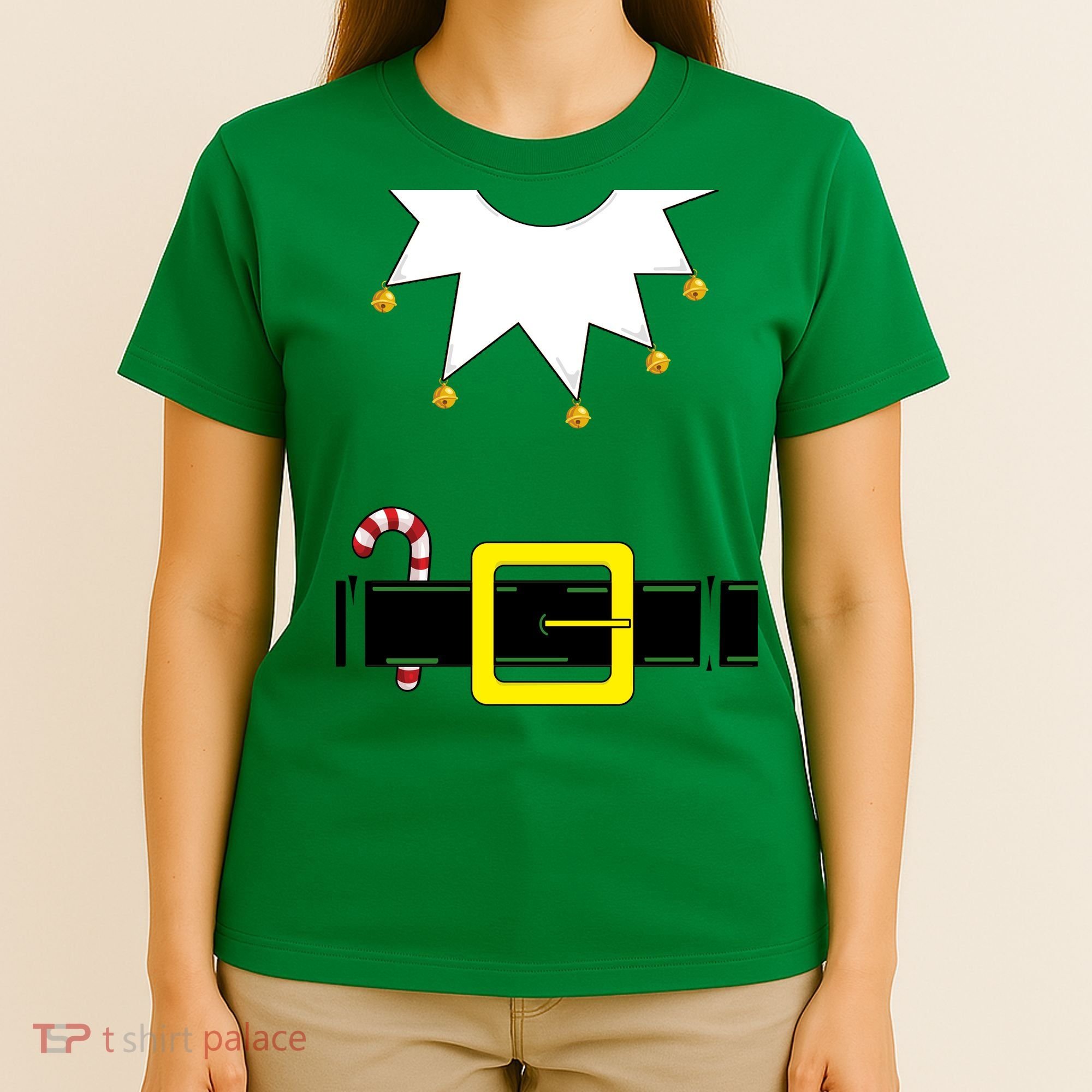 Elf Costume With Candy Cane T-Shirt