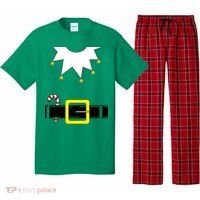 Elf Costume With Candy Cane Pajama Set thumb 0