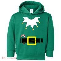 Elf Costume With Candy Cane Toddler Hoodie thumb 0