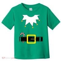 Elf Costume With Candy Cane Toddler T-Shirt thumb 0