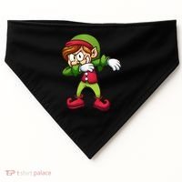 Elf Dabbing USA-Made Doggie Bandana thumb 0