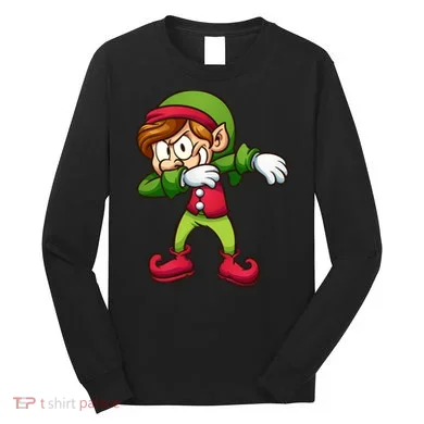 Elf Dabbing Long Sleeve Shirt