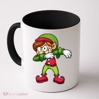 Elf Dabbing Coffee Mug thumb 0