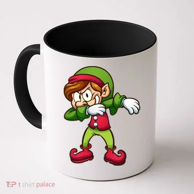 Elf Dabbing Coffee Mug