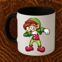 Elf Dabbing Coffee Mug thumb 2