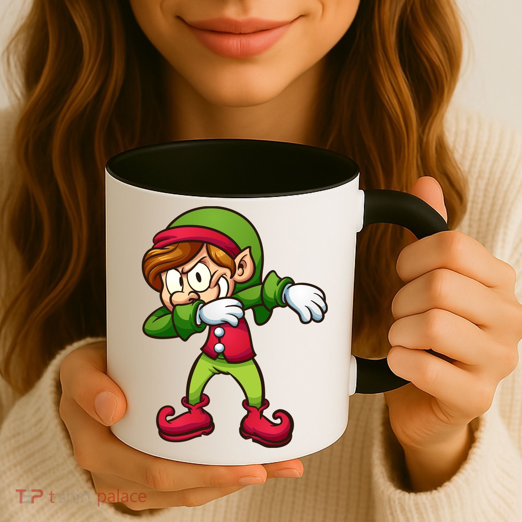 Elf Dabbing Coffee Mug