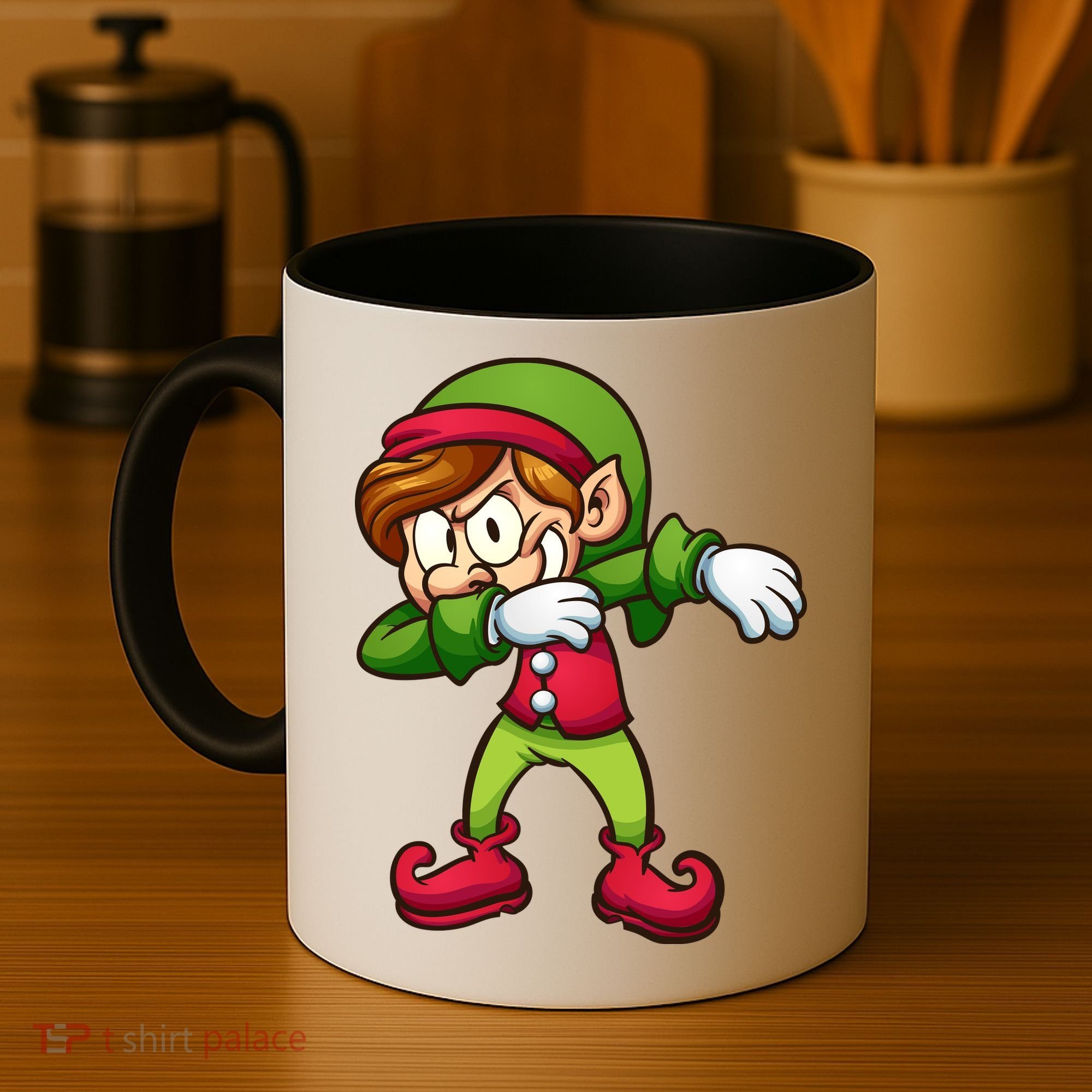 Elf Dabbing Coffee Mug