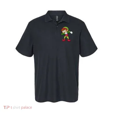 Elf Dabbing Polo
