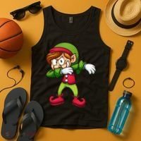 Elf Dabbing Tank Top thumb 4