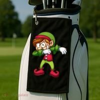 Elf Dabbing Golf Towel thumb 2