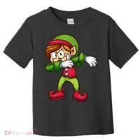 Elf Dabbing Toddler T-Shirt thumb 0