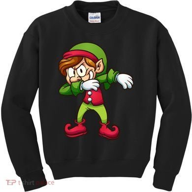 Elf Dabbing Kids Sweatshirt