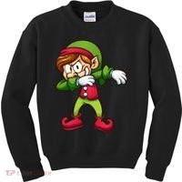 Elf Dabbing Kids Sweatshirt thumb 0