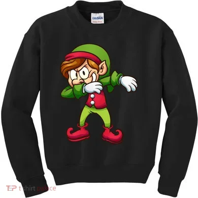 Elf Dabbing Kids Sweatshirt