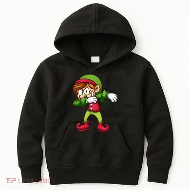 Elf Dabbing Kids Hoodie