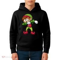 Elf Dabbing Kids Hoodie thumb 4