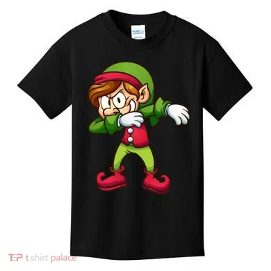 Elf Dabbing Kids T-Shirt