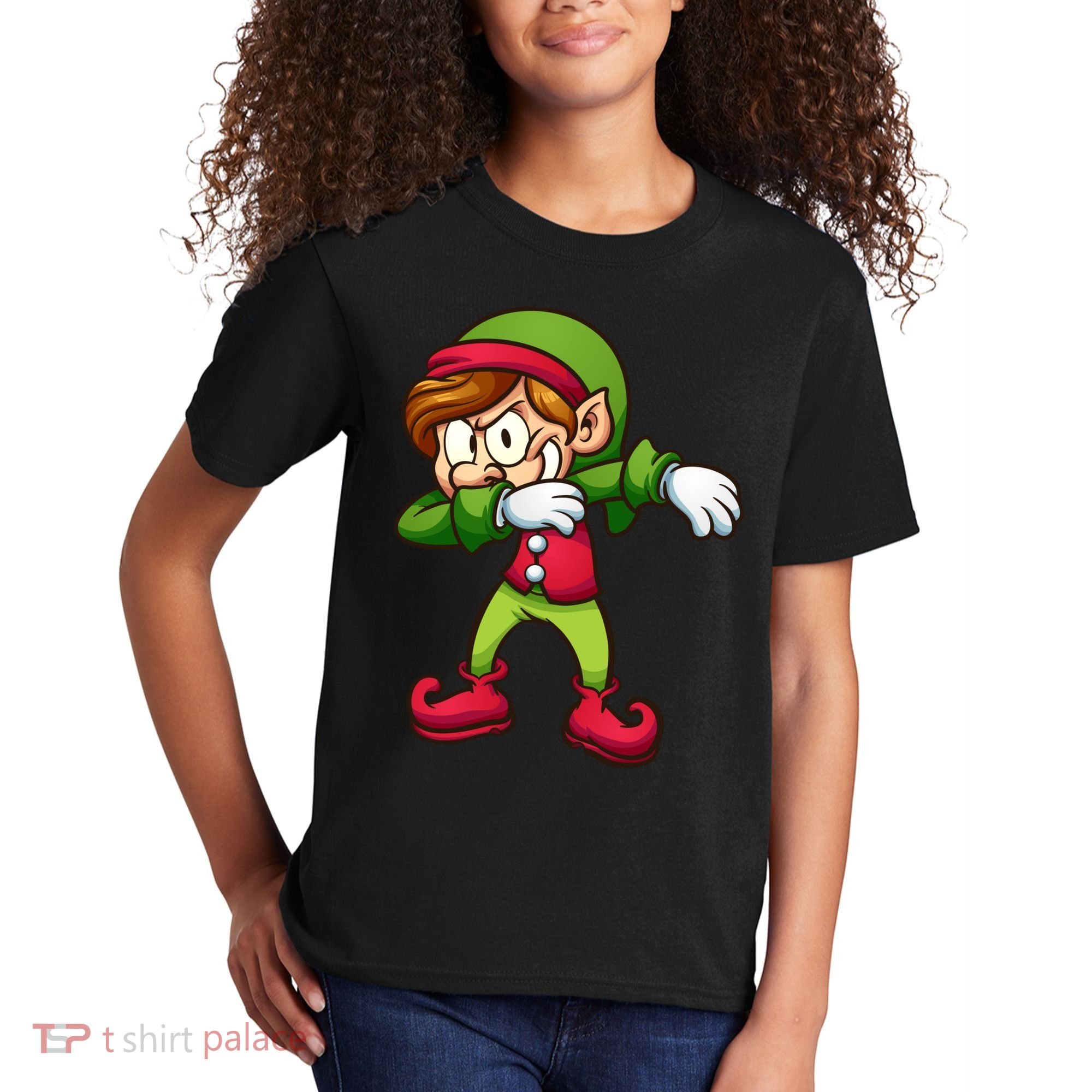Elf Dabbing Kids T-Shirt