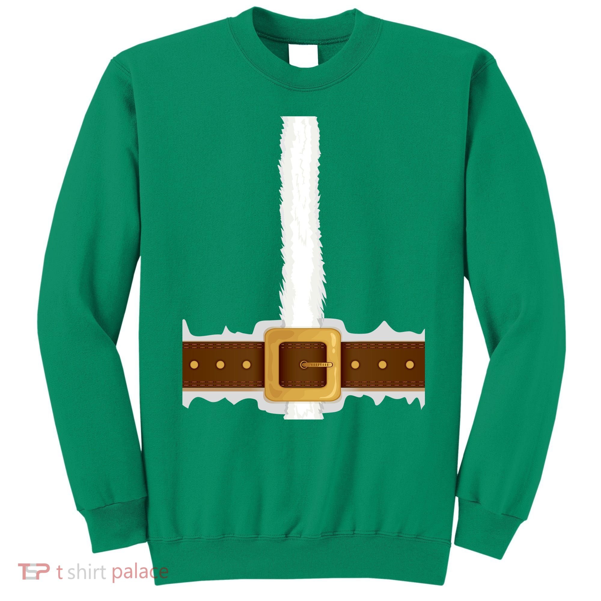 Elf Santa Suit Top Sweatshirt
