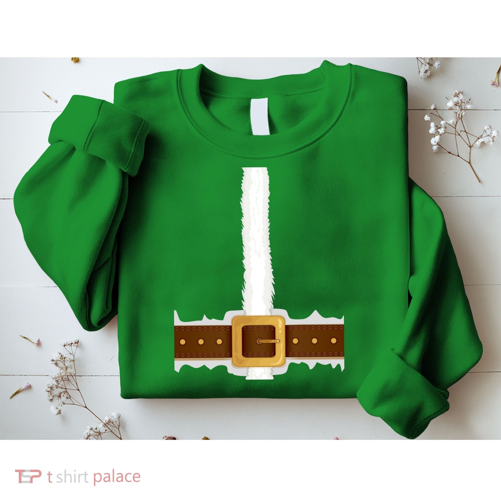 Elf Santa Suit Top Sweatshirt