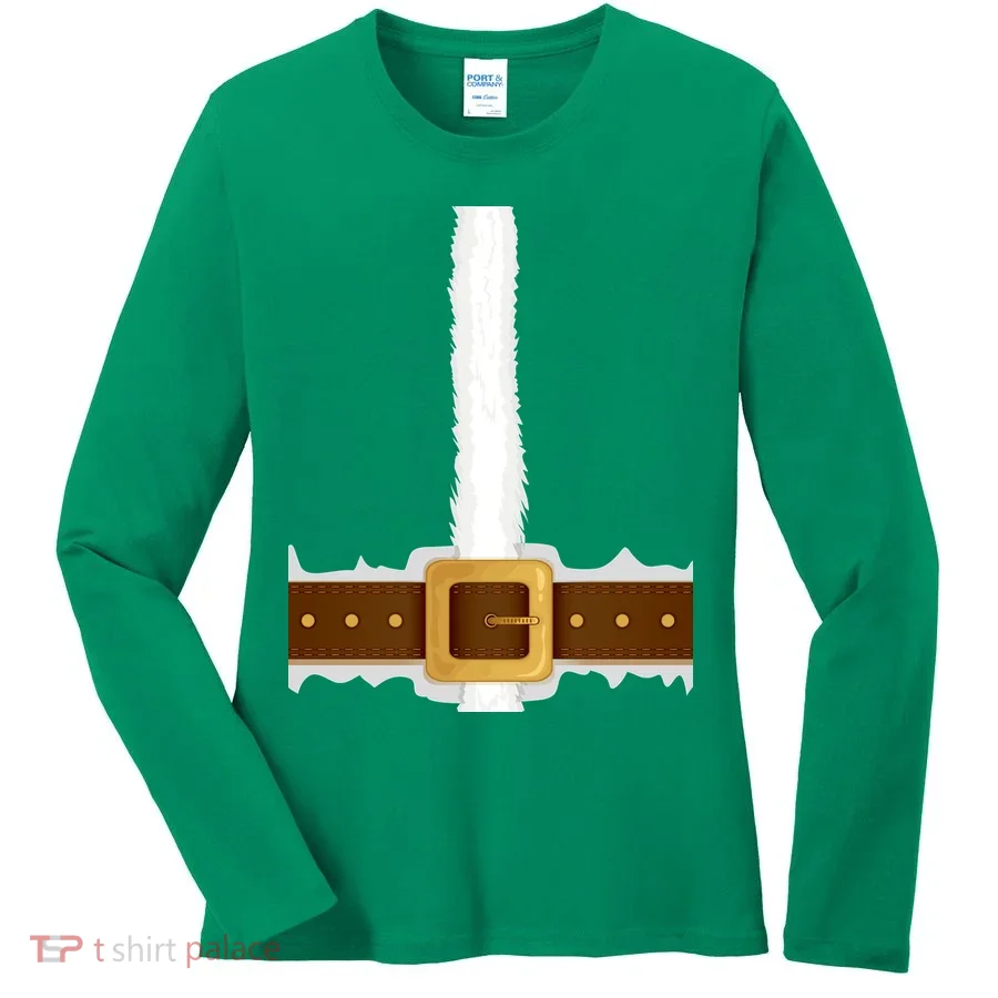 Elf Santa Suit Top Women's Long Sleeve Shirt