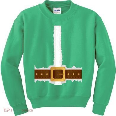 Elf Santa Suit Top Kids Sweatshirt