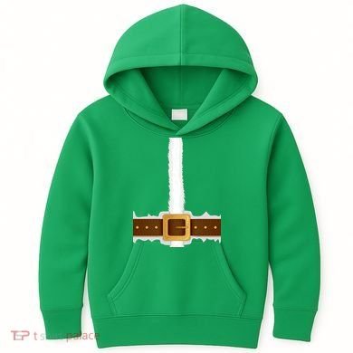 Elf Santa Suit Top Kids Hoodie